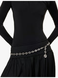 DEHANCHE Elysées metal chain belt 97cm, UK version