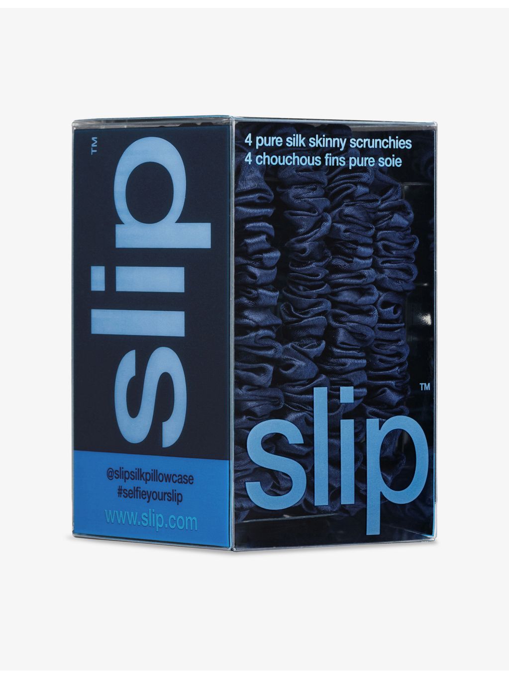 Slip pure silk scrunchies pack of four, imported from the UK
