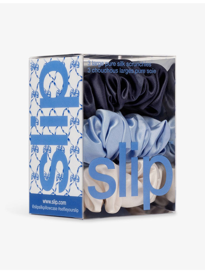 Slip silk scrunchies pack of three large, imported from the UK