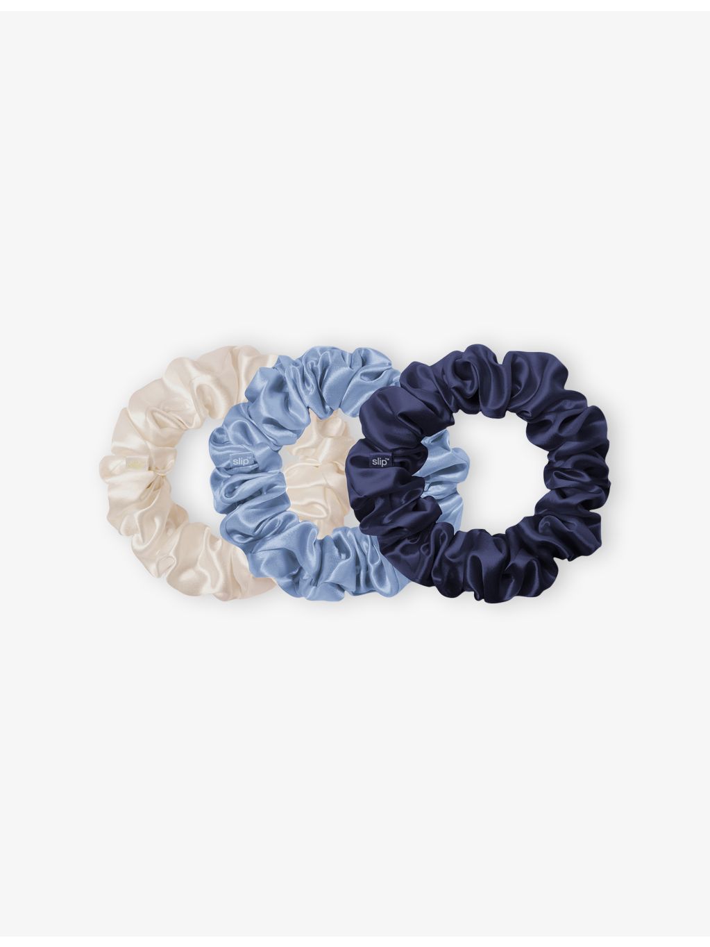 Slip silk scrunchies pack of three large, imported from the UK