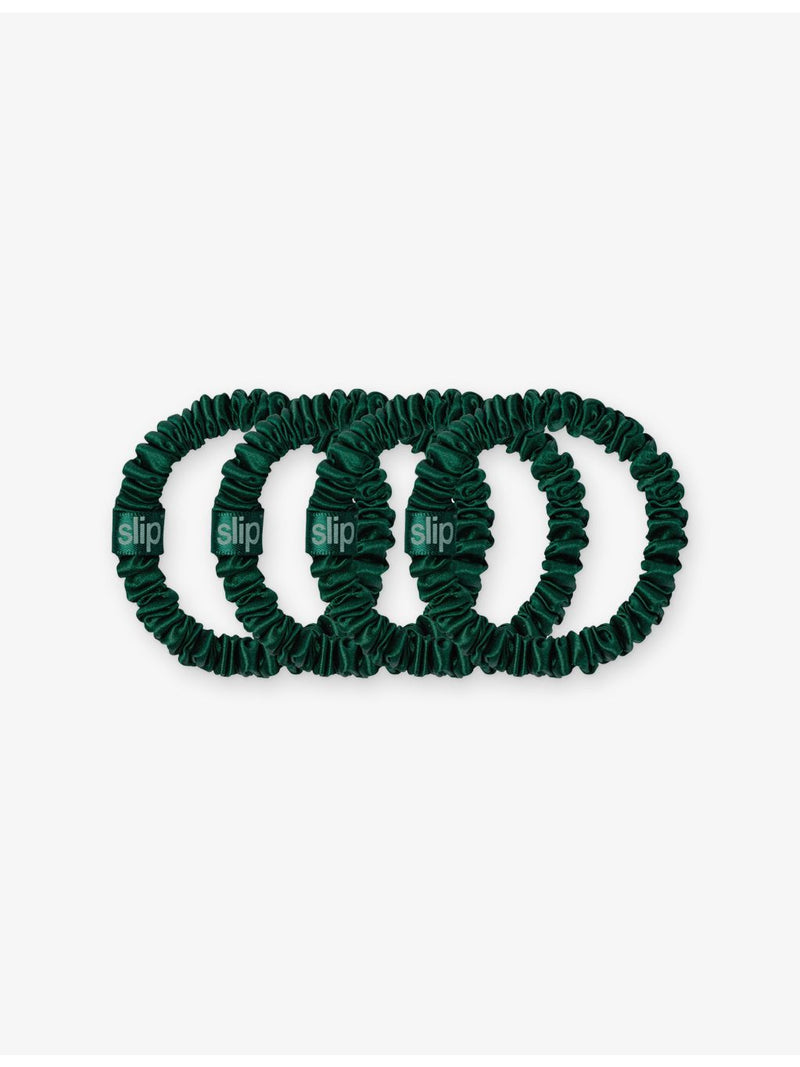 Slip pure silk skinny scrunchies pack of four, imported from the UK