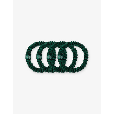 selfridges Slip Skinny Pack of Four Pure Silk Scrunchies- Buy online at McGrocer
