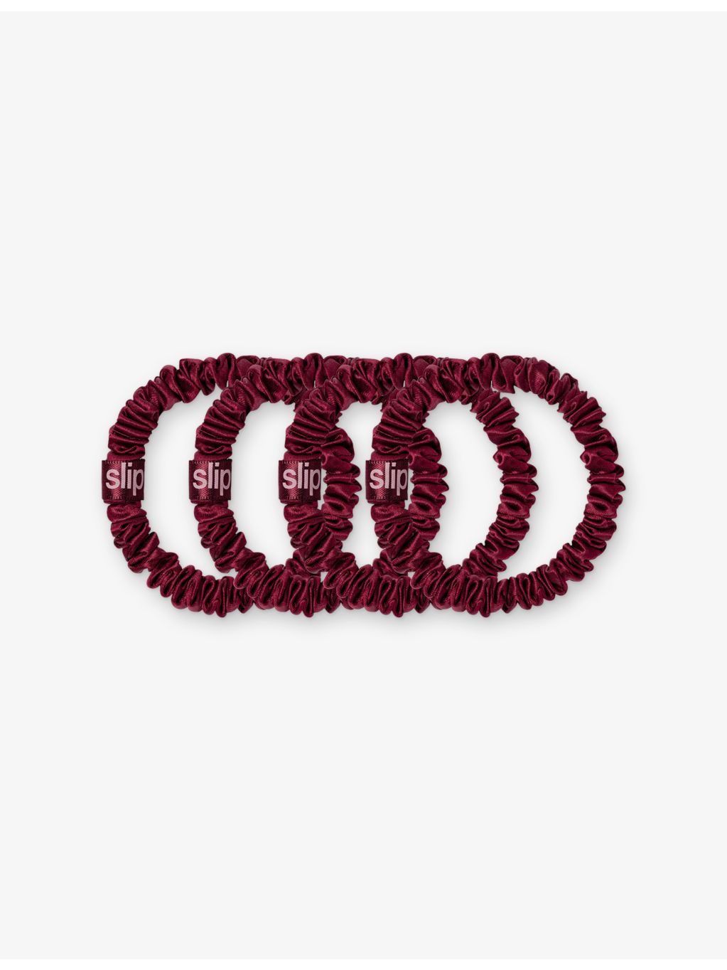 Slip skinny pure silk scrunchies pack of four, imported from the UK
