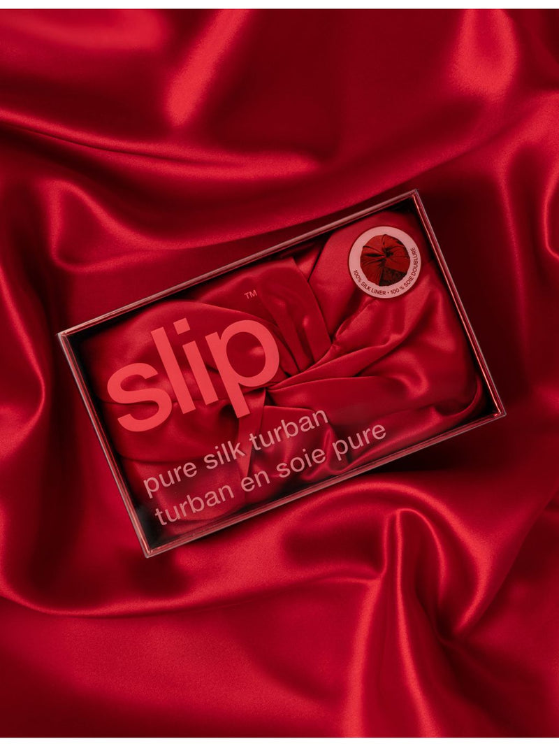 Slip pure silk hair turban (British brand)