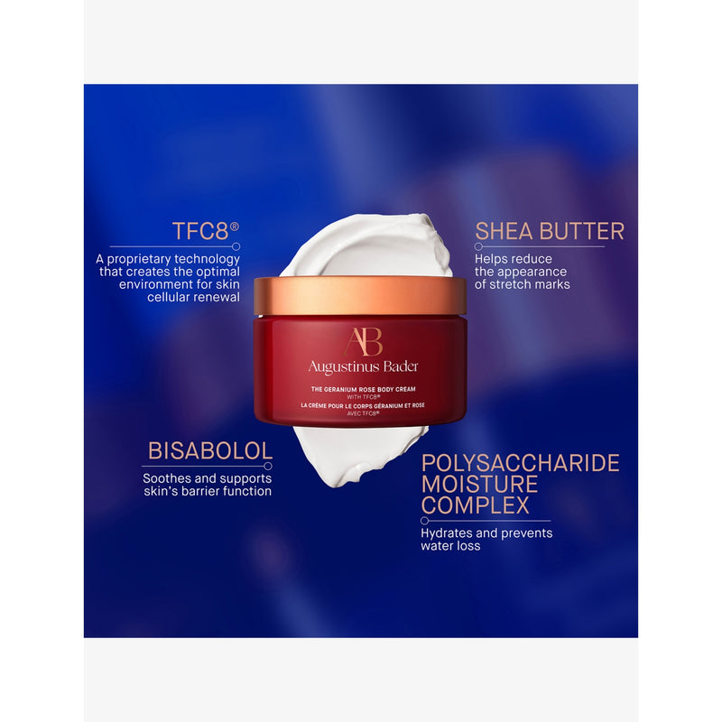 Augustinus Bader Geranium Rose body cream 200ml (British brand)