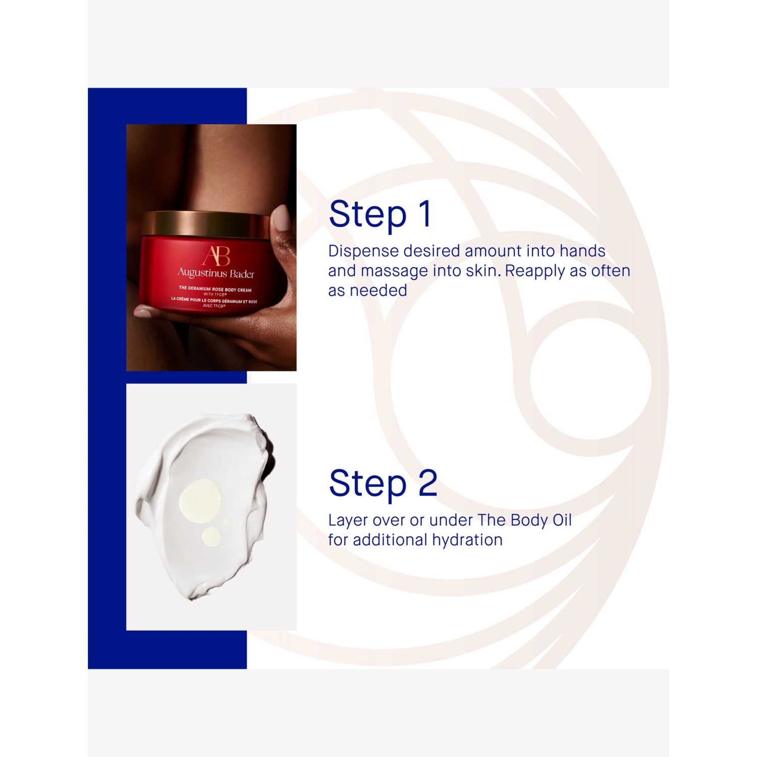 Augustinus Bader Geranium Rose body cream 200ml (British brand)