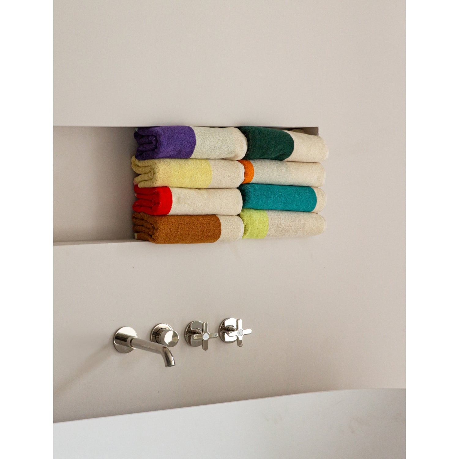 SUITE702 graphic cotton towel 100x50cm - British product