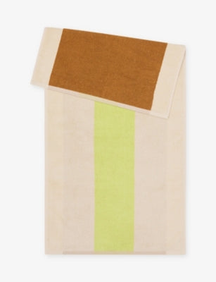 SUITE702 Graphic-Pattern Cotton Towel 100cm x 50cm