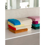 SUITE702 woven-stripe cotton bath towel 70x140cm, UK version