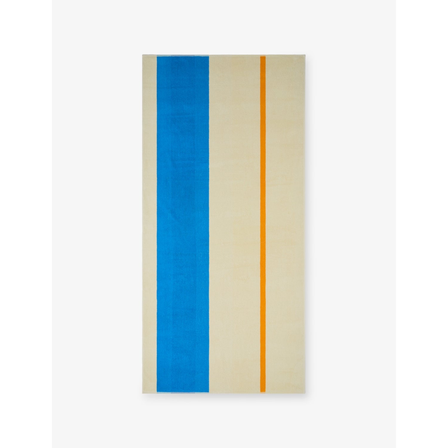SUITE702 woven-stripe cotton beach towel 90cm x 180cm (British brand)