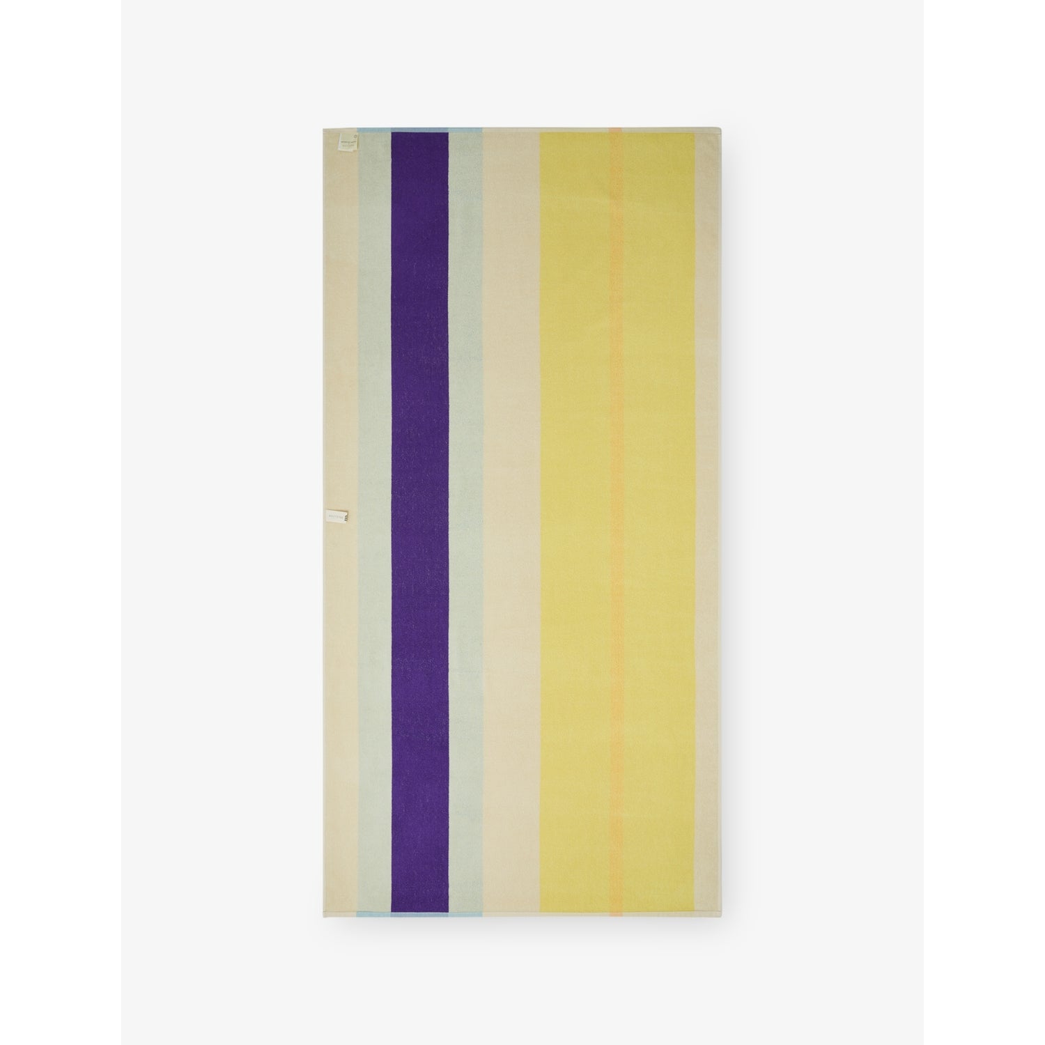 SUITE702 woven-stripe cotton beach towel 90cm x 180cm (British brand)