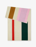 SUITE702 woven-stripe cotton beach towel 90cm x 180cm (British brand)