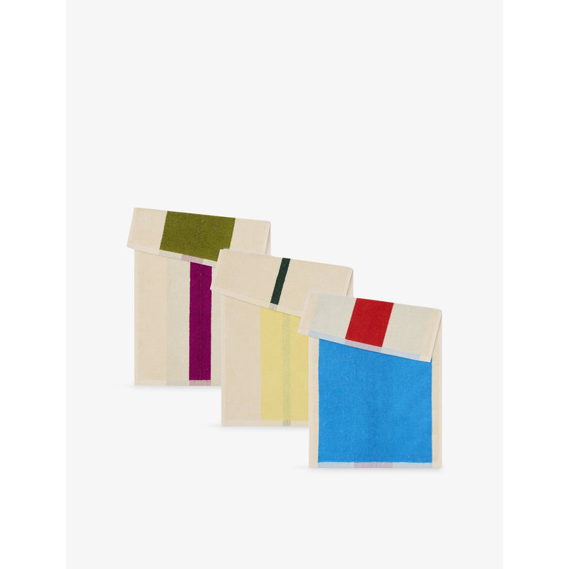 SUITE702 cotton towels set of three 30x50cm, imported from the UK