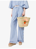Boutique Bonita straw basket bag Aperol Spritz, UK version