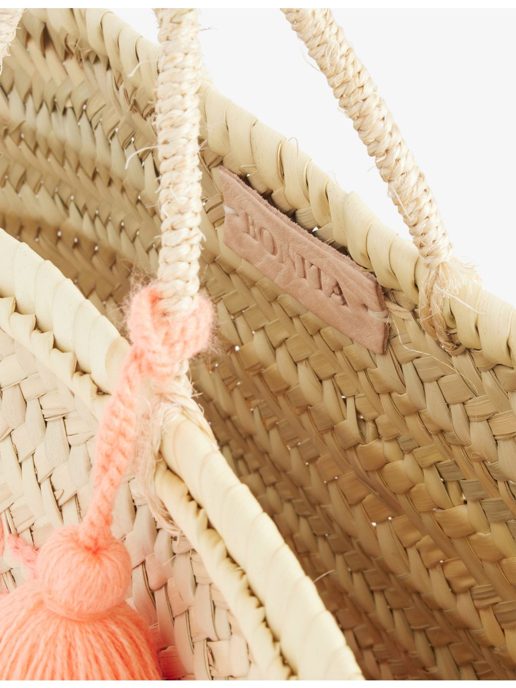 Boutique Bonita straw basket bag Aperol Spritz, UK version