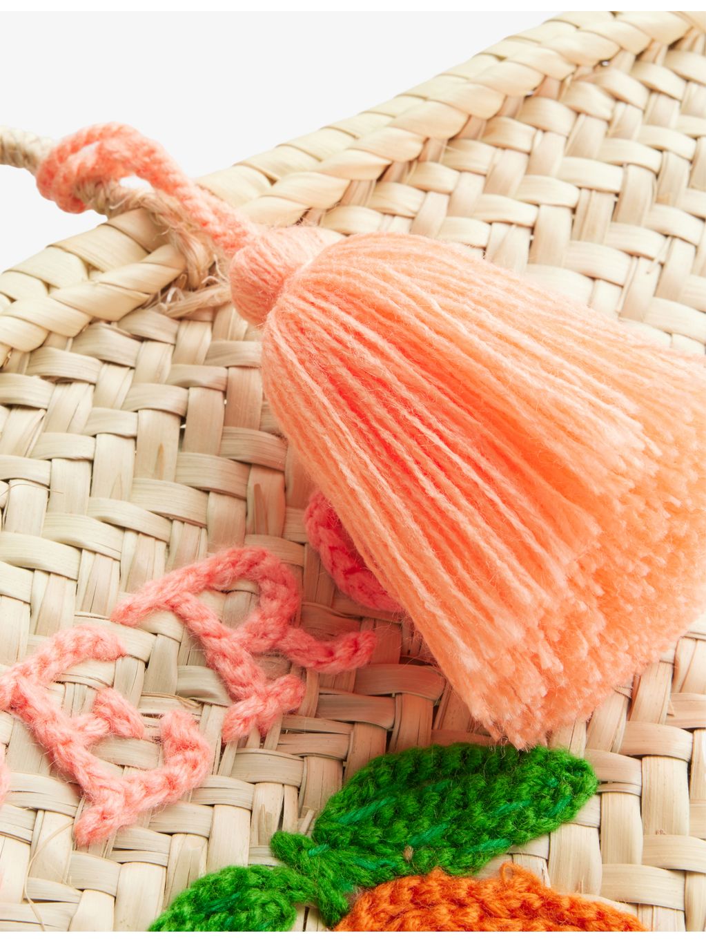 Boutique Bonita straw basket bag Aperol Spritz, UK version