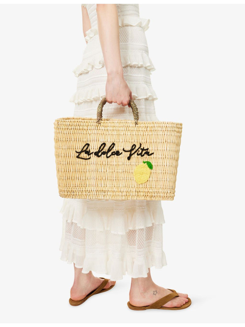 Boutique Bonita La Dolce Vita reed basket bag (British brand)