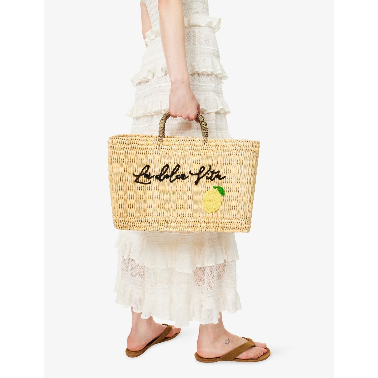 Boutique Bonita La Dolce Vita reed basket bag (British brand)