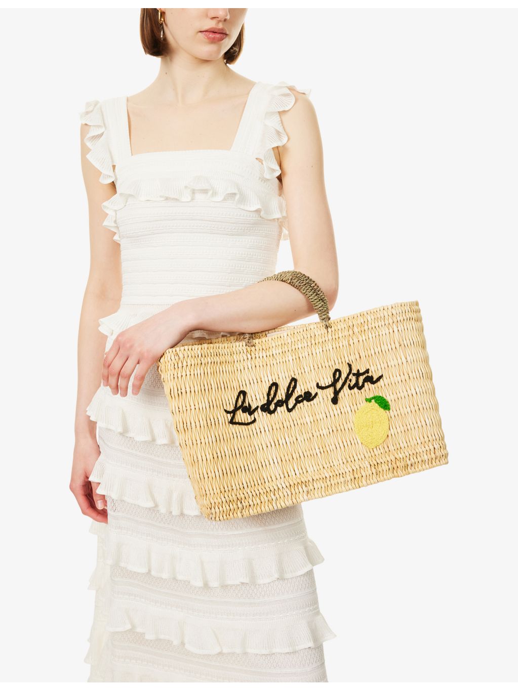Boutique Bonita La Dolce Vita reed basket bag (British brand)