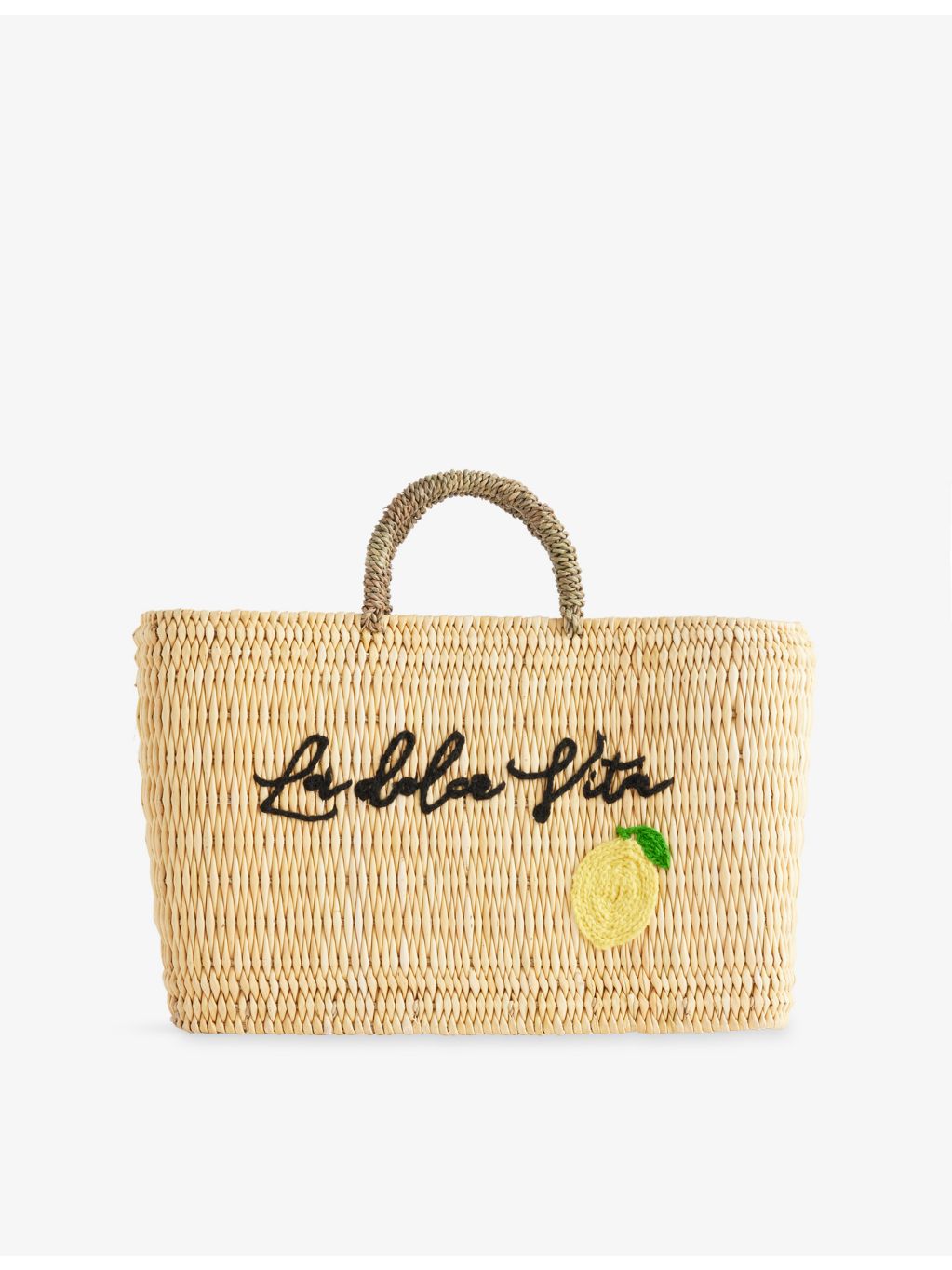 Boutique Bonita La Dolce Vita reed basket bag (British brand)