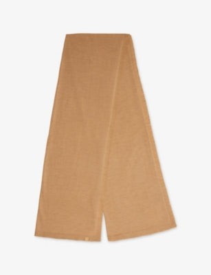 Branded knitted merino wool wrap, imported from the UK