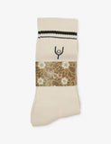 Pack of three logo-embroidered cotton socks, UK version
