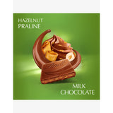 Lindt chocolate bar hazelnut wafer 150g, imported from the UK