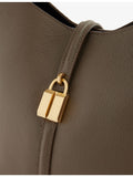 Demellier Siena leather bucket bag, imported from the UK