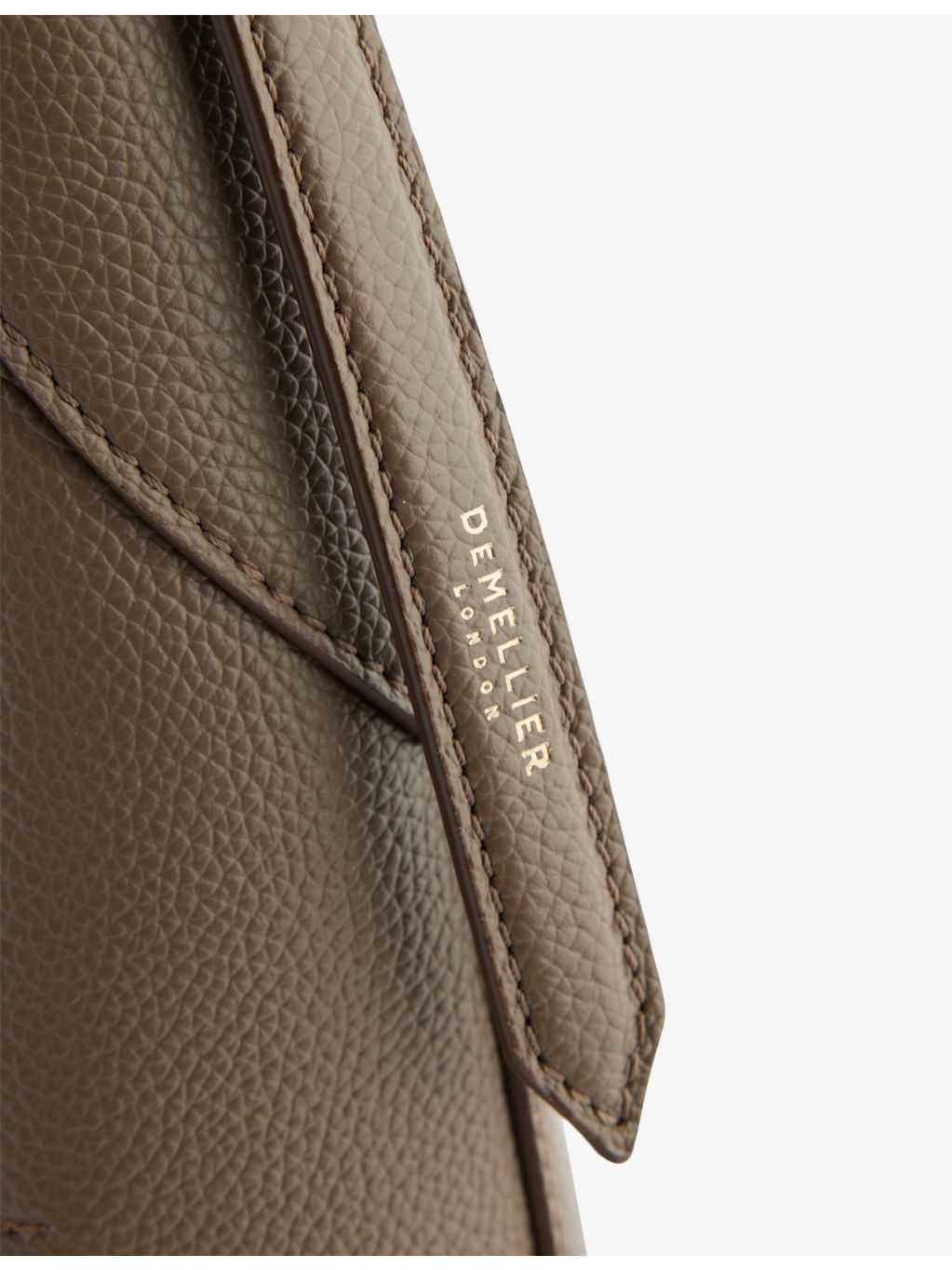 Demellier Siena leather bucket bag, imported from the UK