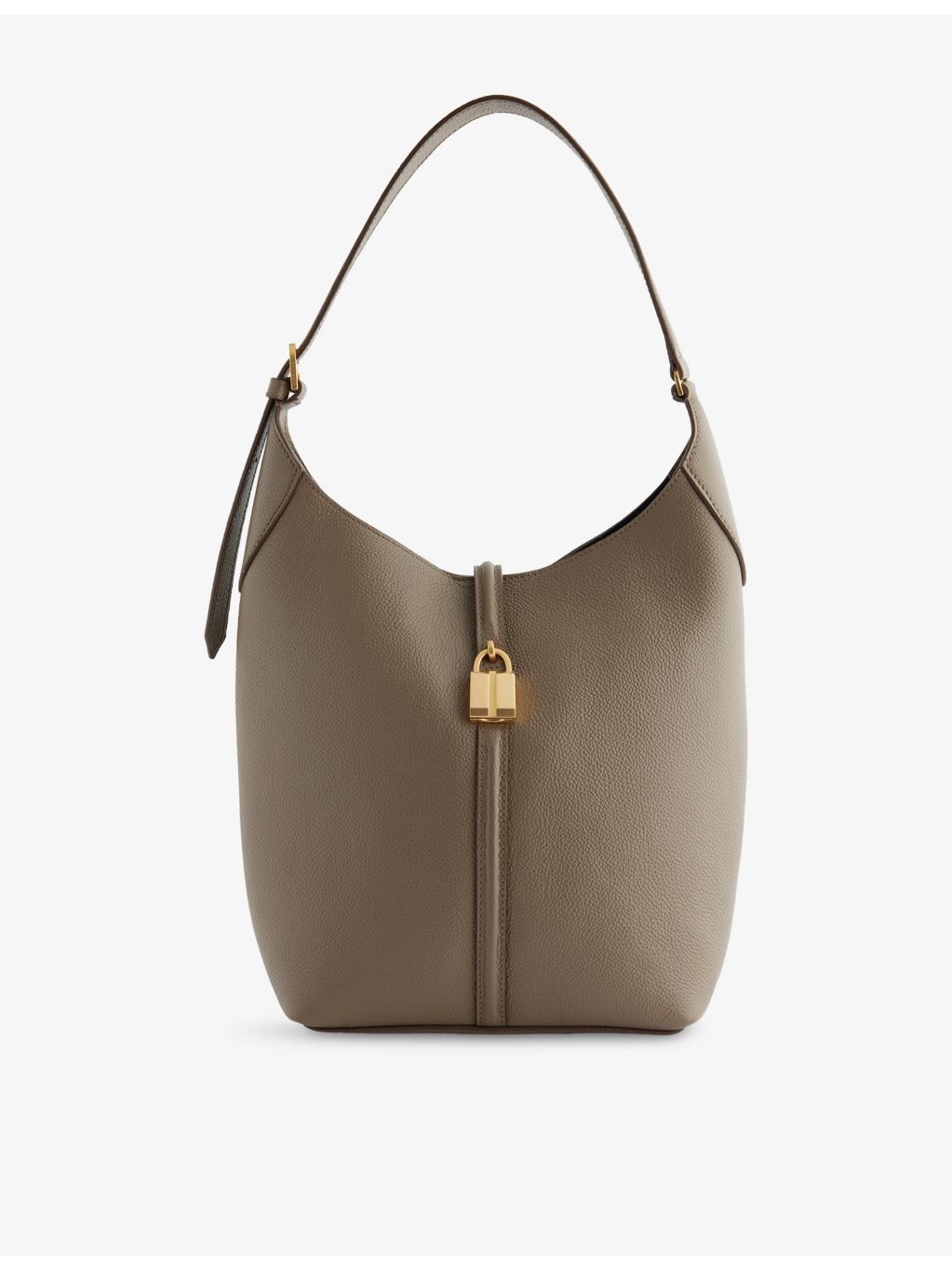 Demellier Siena leather bucket bag, imported from the UK