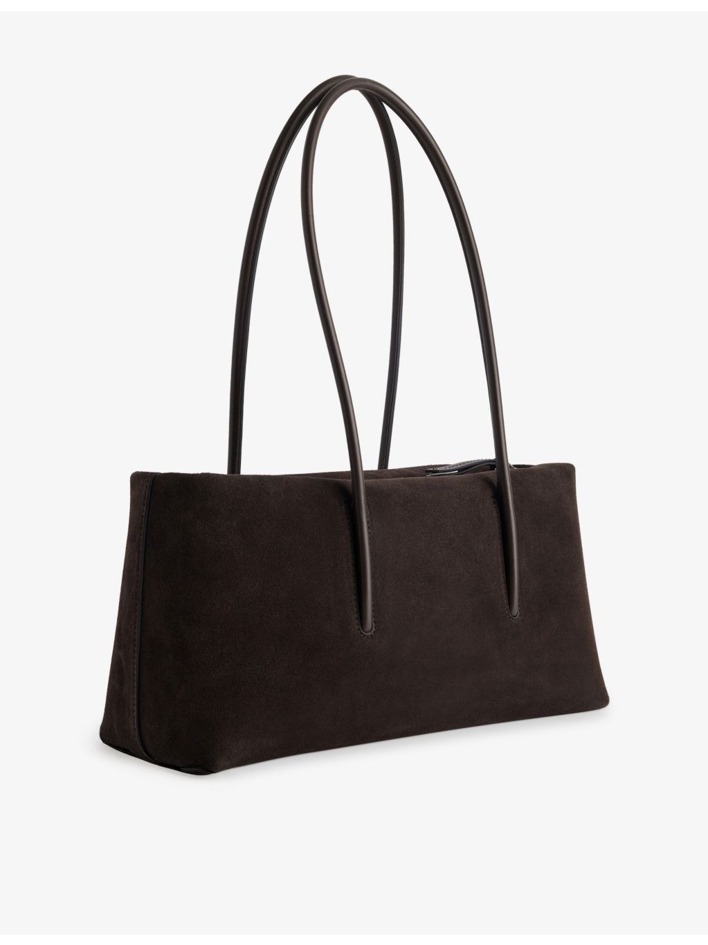 DeMellier Stockholm suede shoulder bag, imported from the UK