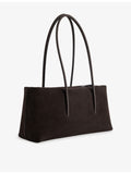 DeMellier Stockholm suede shoulder bag, imported from the UK