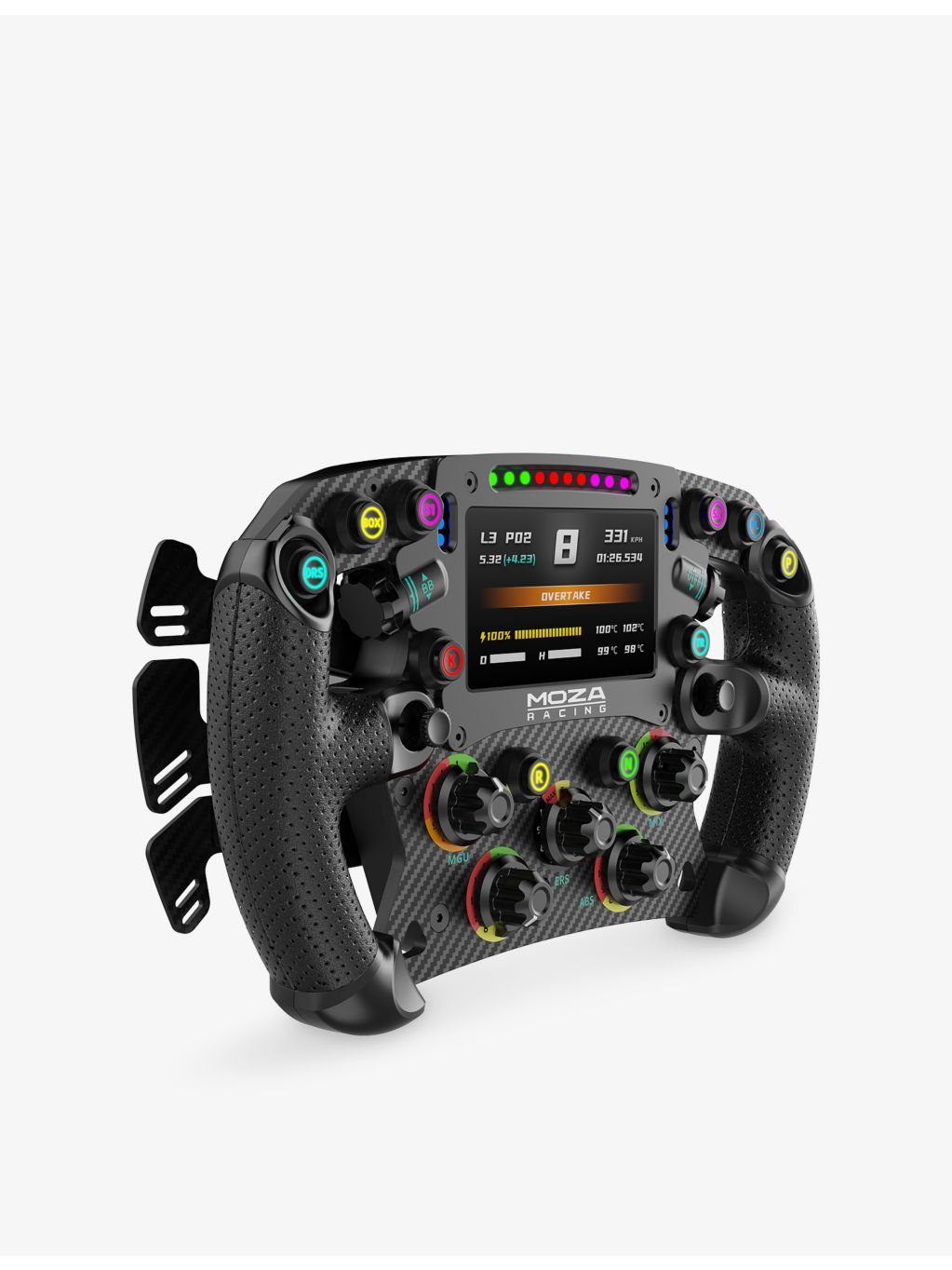 Moza FSR2 sim racing formula wheel 280mm, UK version