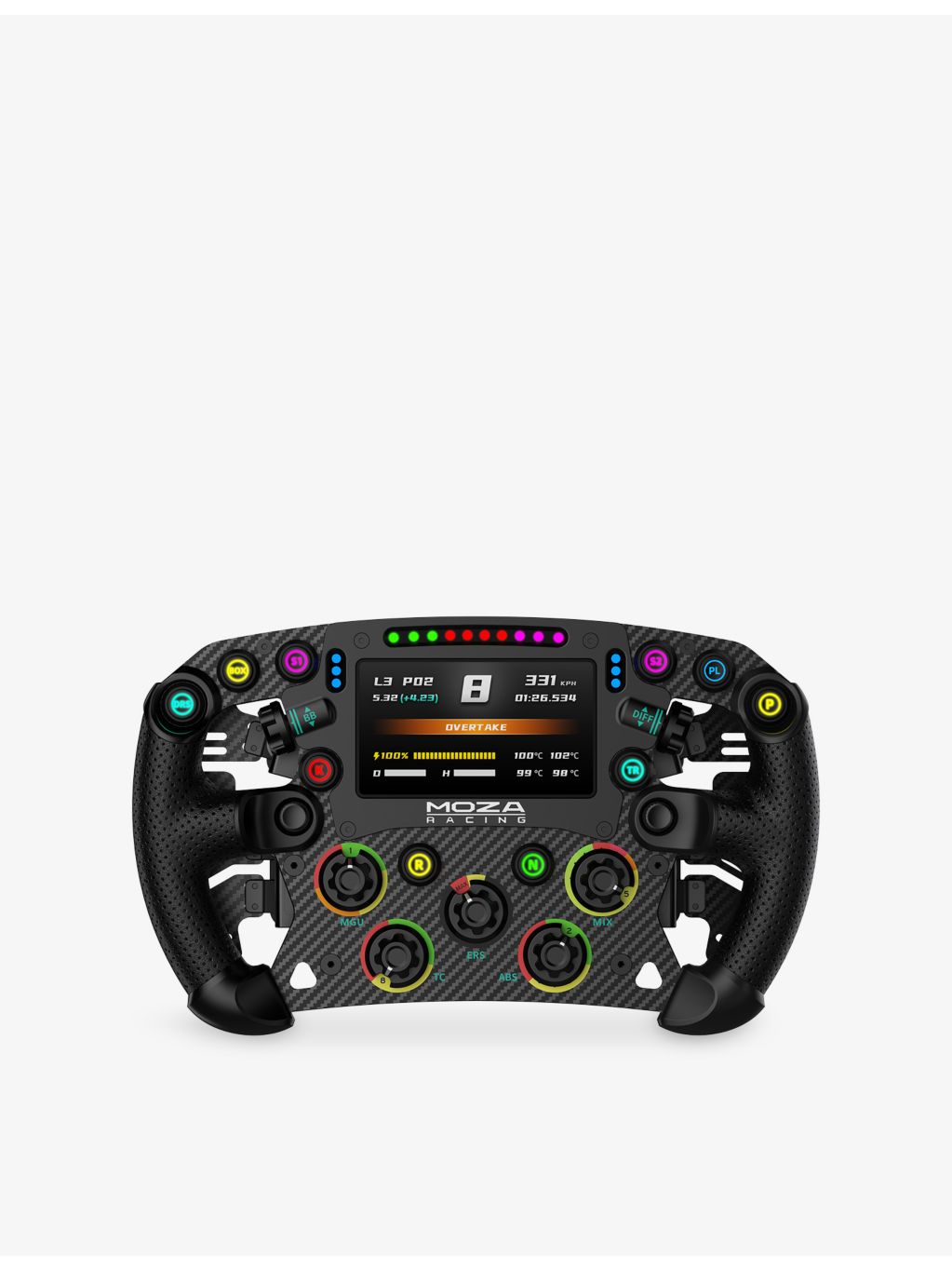 Moza FSR2 sim racing formula wheel 280mm, UK version