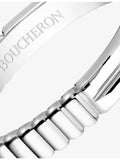 Boucheron 18ct white-gold wedding band, imported from the UK