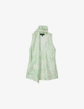 Whistles Abstract-Print Scarf Silk Top