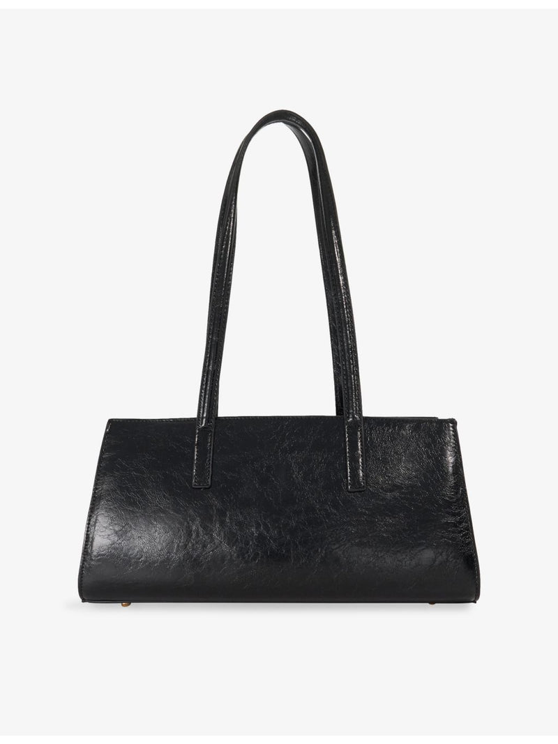 Dune Depend leather shoulder bag with gold-tone hardware - British product
