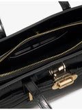 Dune Depend leather shoulder bag with gold-tone hardware - British product