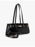 Dune Depend leather shoulder bag with gold-tone hardware - British product