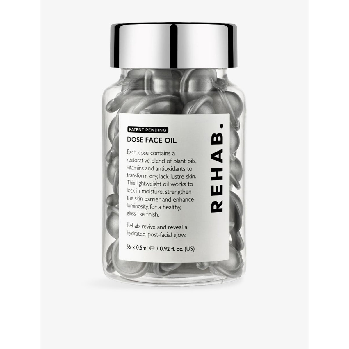 REHAB Patent Pending face oil 55 x 0.5ml, UK version