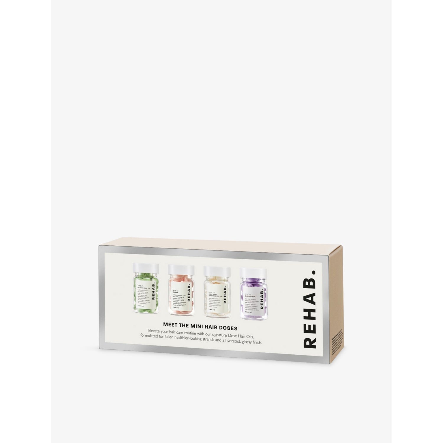 REHAB Dose 0 matcha scalp oil 8 capsules (British brand)