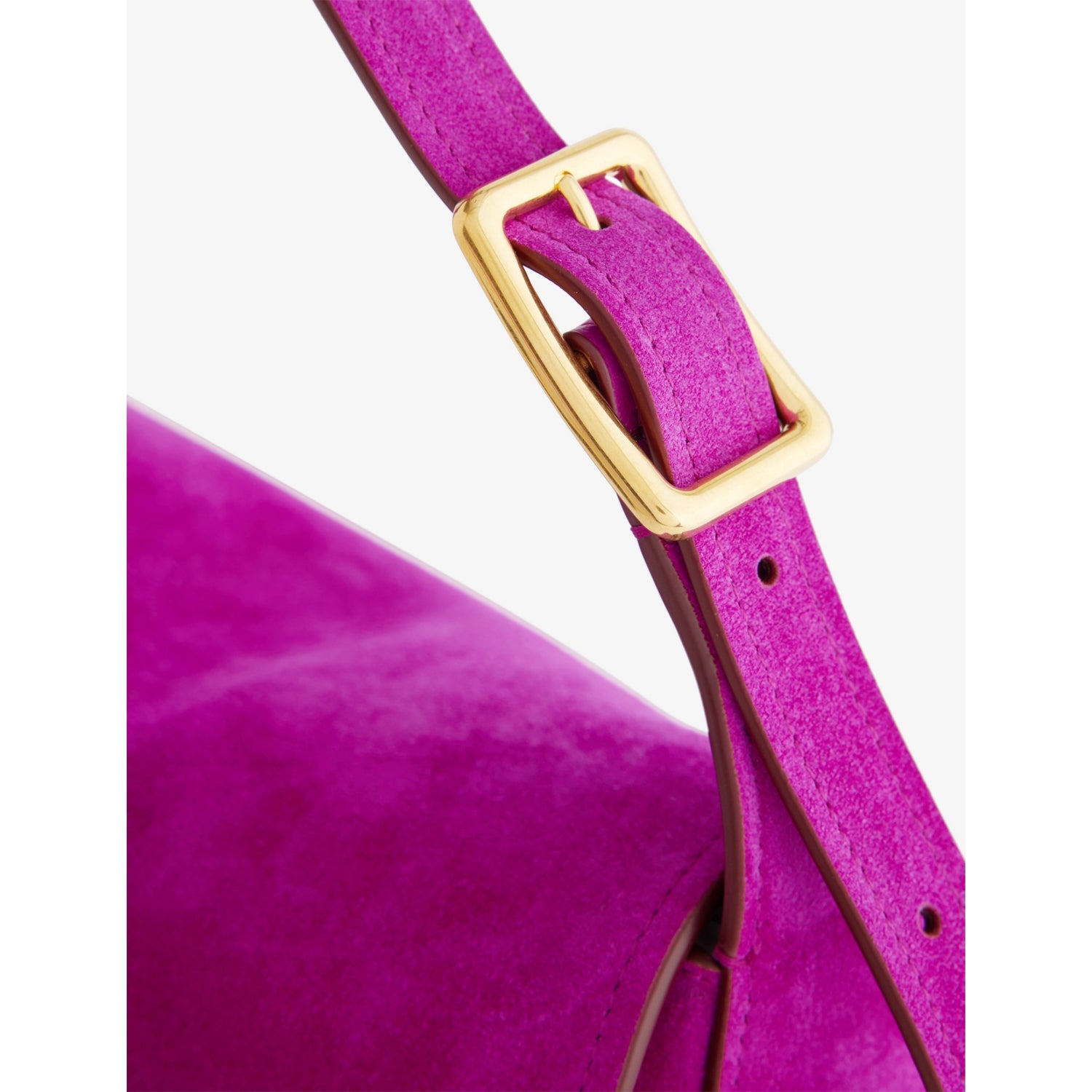 Balenciaga Clicca medium leather shoulder bag with gold-tone hardware (British brand)
