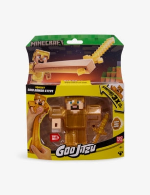 Minecraft Gold Armor Steve stretchy toy 19.5cm - British product