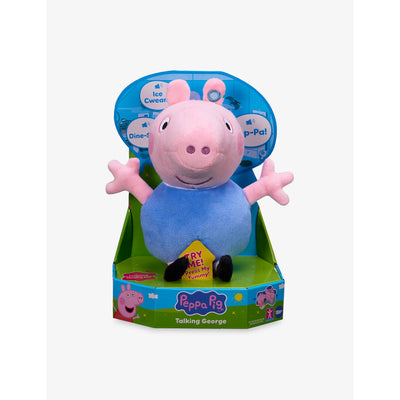 selfridges Peppa Pig Talking George Soft Toy 15.2cm- Buy online at McGrocer