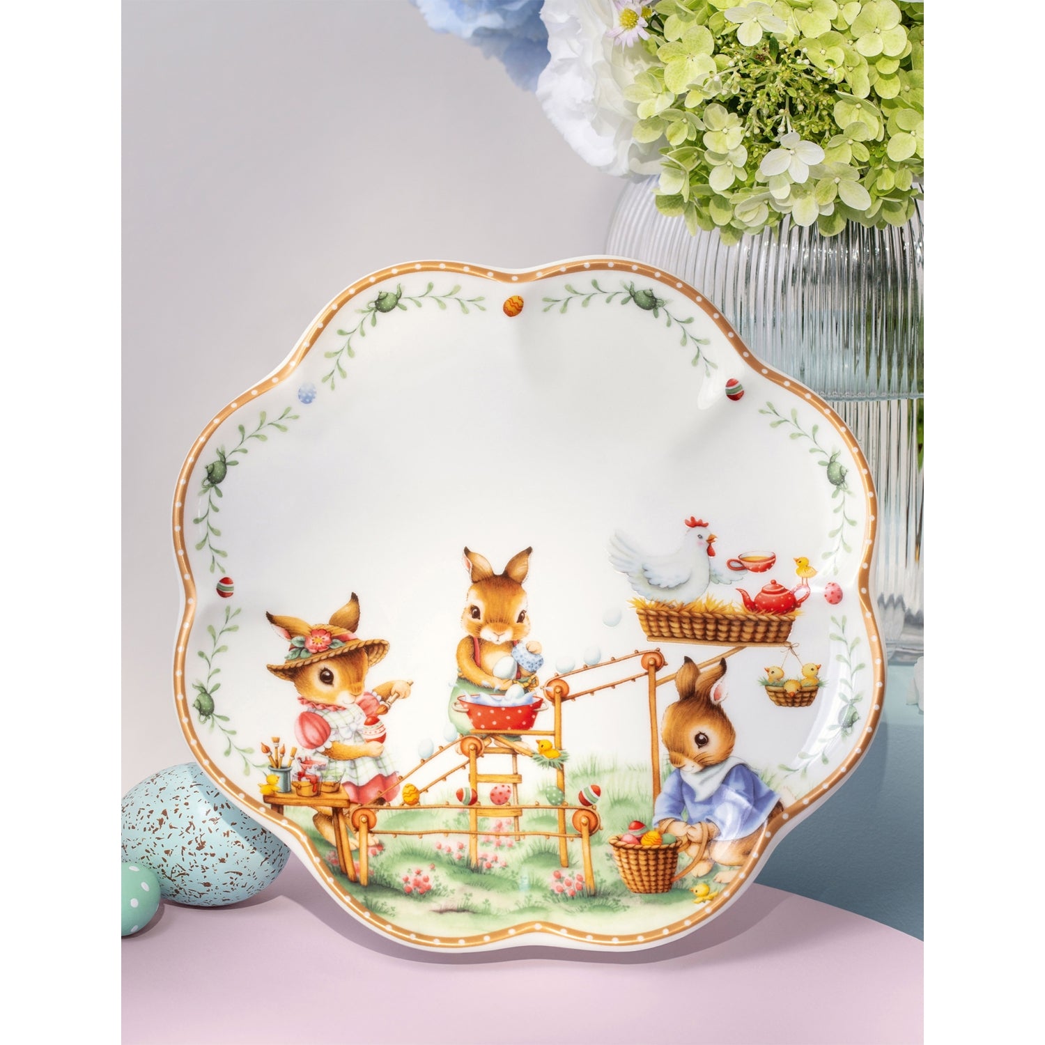Villeroy & Boch Annual Easter Edition porcelain plate 223mm, UK version