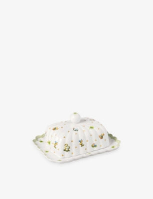 Villeroy & Boch Easter Delight porcelain butter dish - British product