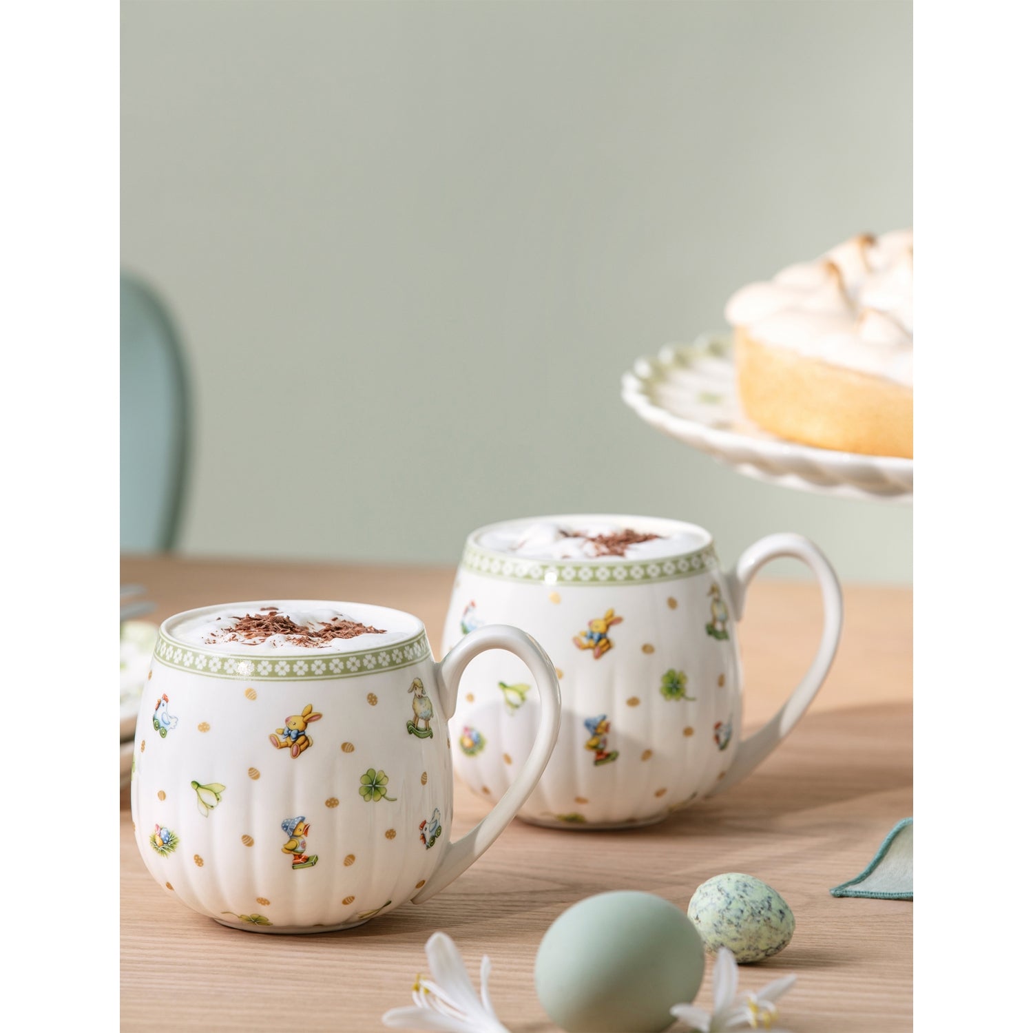 Villeroy & Boch Easter Delight porcelain mug set, imported from the UK