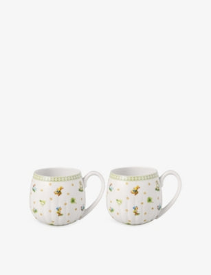 Villeroy & Boch Easter Delight porcelain mug set, imported from the UK