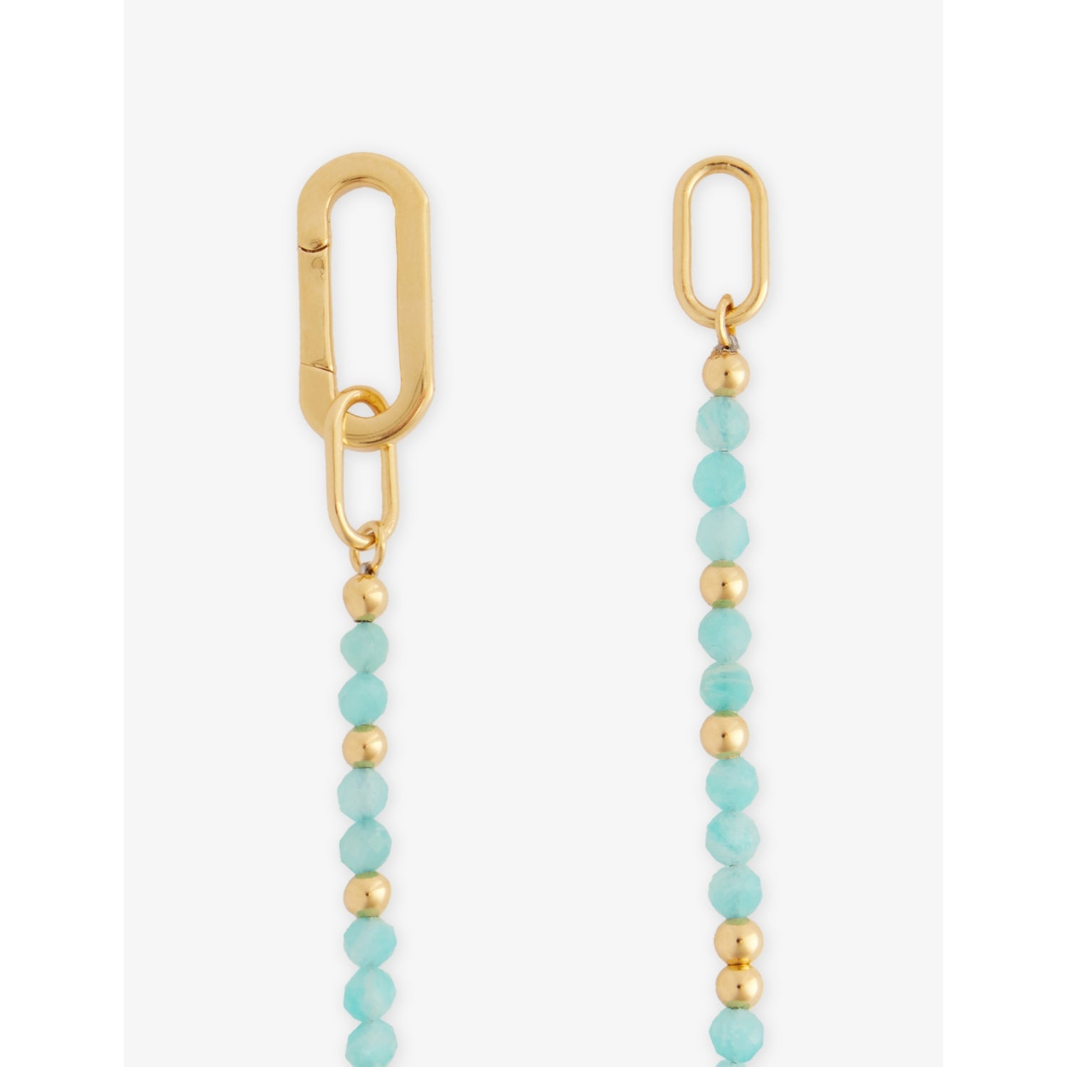 Rachel Jackson amazonite bracelet 18ct gold-plated sterling silver, UK version