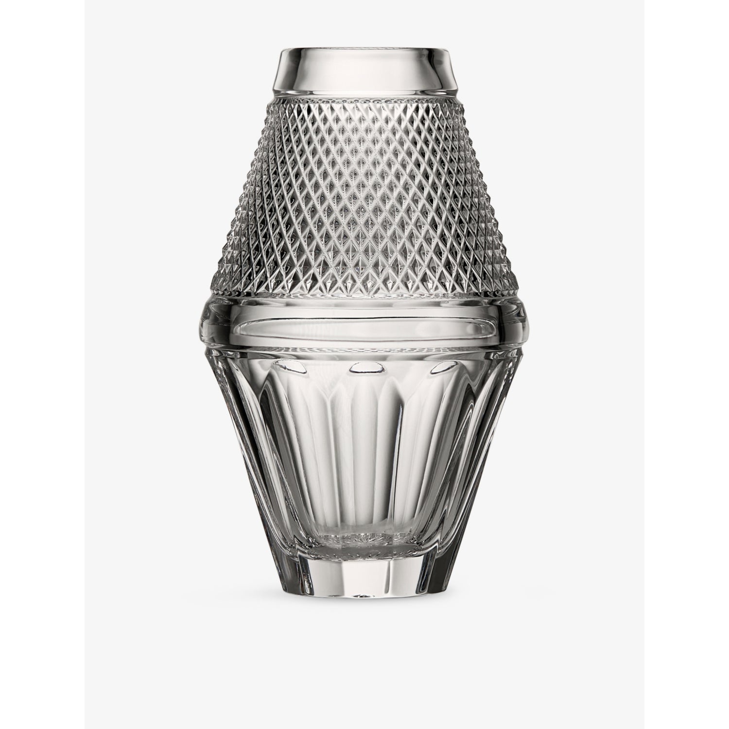 Waterford Mastercraft crystal vase 18cm (British brand)